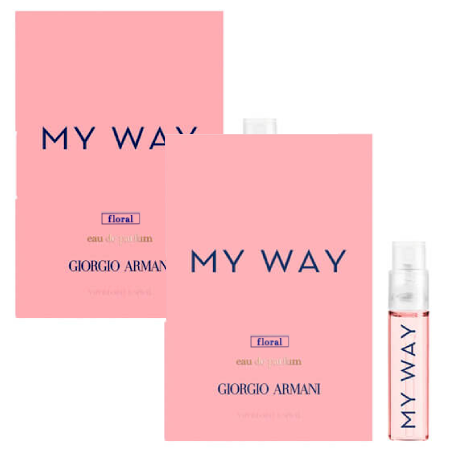 แพ็คคู่สุดคุ้ม!! Giorgio Armani  My Way Floral EDP 1.2 ml 